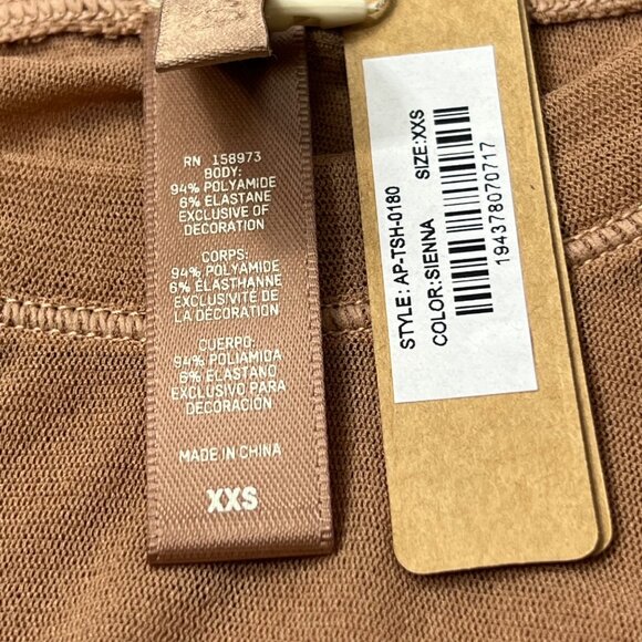 SKIMS Summer Mesh T-Shirt Sienna XXS - Picture 10 of 12